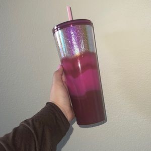 Starbucks pink glitter ombré venti tumbler